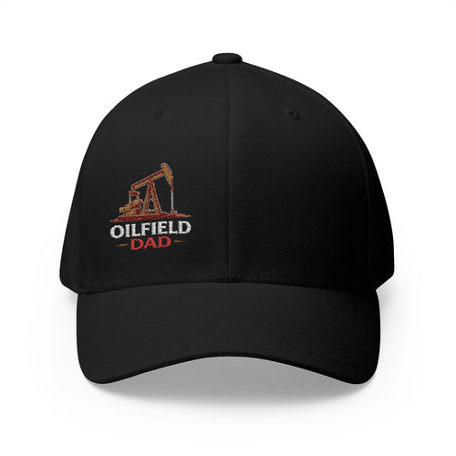 Oil Field Dad FlexFit Embroidered