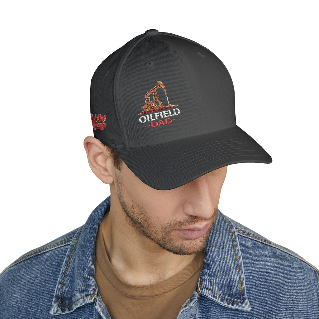 Oil Field Dad FlexFit Embroidered