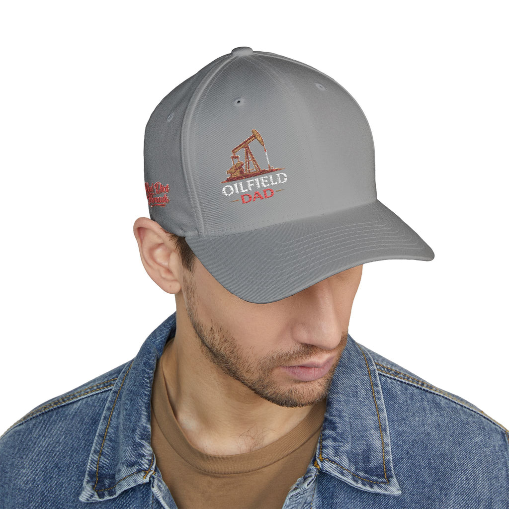 Oil Field Dad FlexFit Embroidered