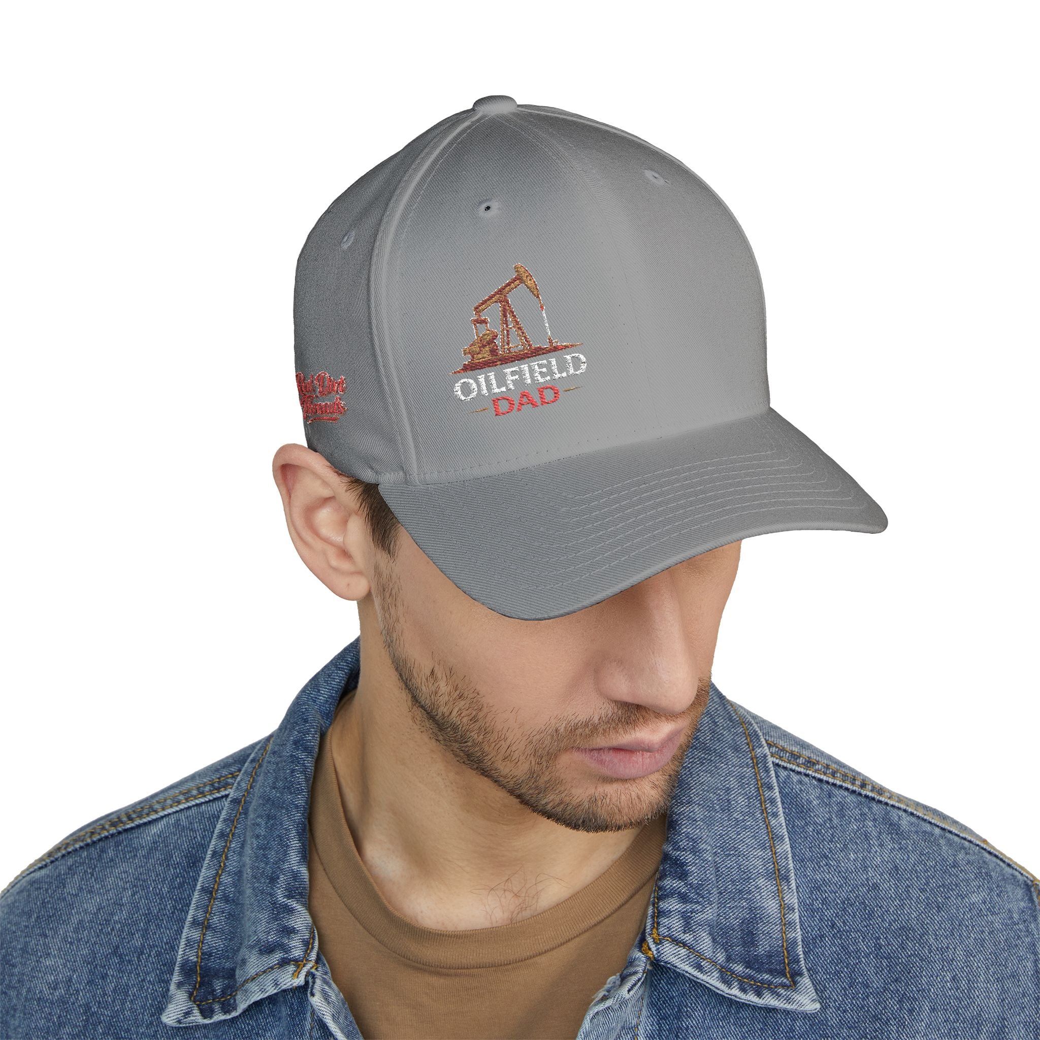 Oil Field Dad FlexFit Embroidered